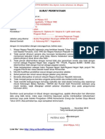 Surat Pernyataan: Contoh Surat Pernyataan CPNS KESDM. Jika Diprint, Kotak Informasi Ini Dihapus