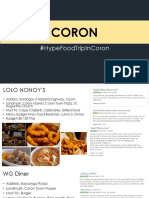 Coron - Foodtrip 2016