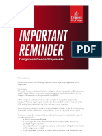 A Reminder About Dangerous Goods Shipments PDF