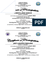 Certificate of Participation 2016