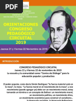 Orientaciones Congreso Pedagogico Circuital AULA TALLER 