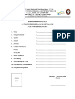 Formulir Pendaftaran LKM