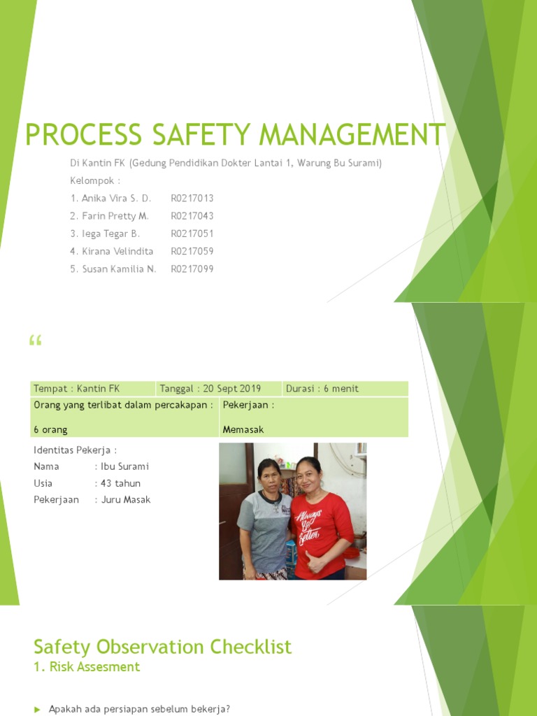 Proses Safety Management | PDF