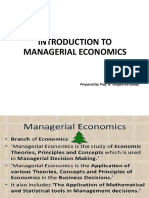 Unit-1: Introduction To Managerial Economics