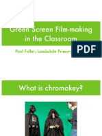 Green Screen Film-Making in The Classroom: Paul Fuller, Landsdale Primary School