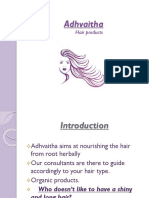 Adhvaitha: Hair Products