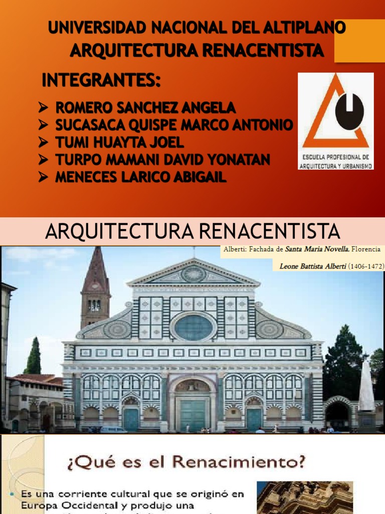 Arquitectura Renacentista | PDF | Hazme | Miguel Ángel
