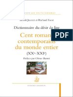Dictionnaire Du Desir De Lire. - Benoit Jeantet
