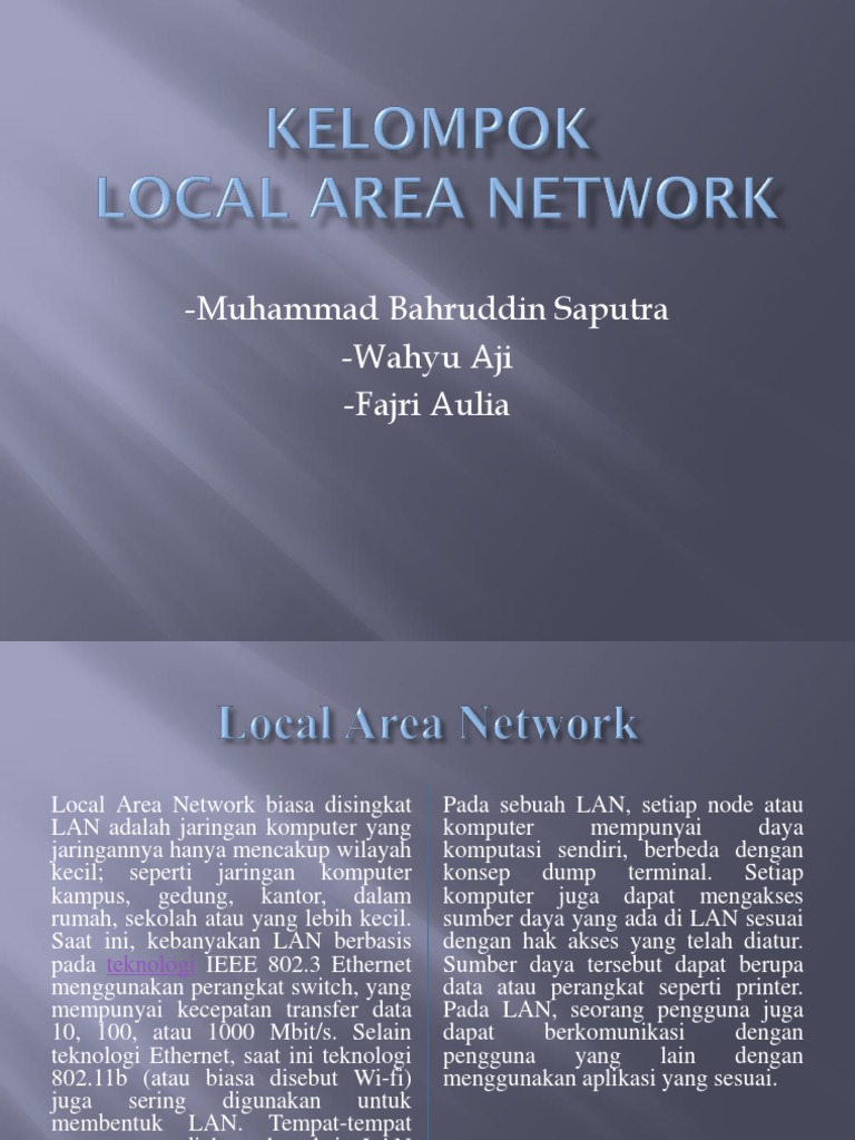 Local Area Network PDF