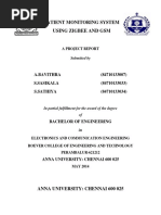 Patient Monitoring System Using Zigbee and GSM