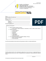 An Lantawan Application Form