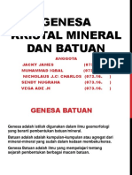 Genesa Kristal Mineral Dan Batuan