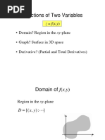 Functions of Two Variables