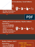 T Spots: Building Musical Vocabulary: Tonal Patterns