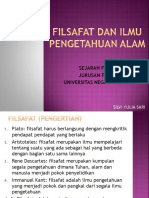 Filsafat Dan Ilmu Pengetahuan (1)