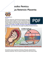 Faktor Resiko Pemicu Terjadinya Retensio