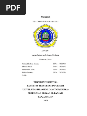 Makalah Lazada