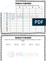 Ejercicio Silabas Trabadas Minders PDF