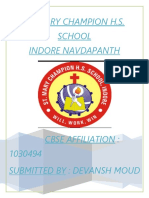 Chemistry Investigatory Project