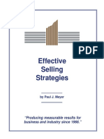 Effective Selling Strategies