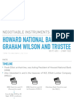 Howard National Bank v. Wilson