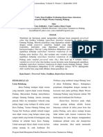 Pengaruh Perceived Value Dan Fasilitas Terhadap Repurchase Intention Wisatawan Di Objek Wisata Gunung Padang PDF