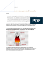 Proceso de Alto Horno Escorias