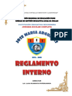 Reglamento Interno 2019