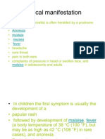 Clinical Manifestation Chickenpox