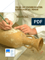 International Centre for Underwater Archaeology Manual on Conservation of Archaeological Finds