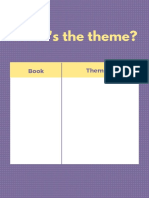 Theme Worksheet