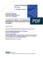 Creatio Ex Nihilo A Context For The Emergence of The Christian Doctrine of Creation - Frances Young PDF