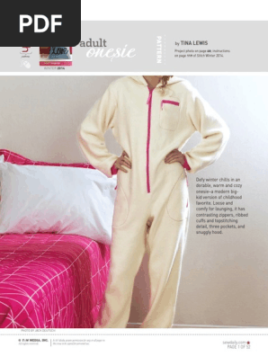 sewing pattern onesie