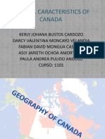 General Caracteristics of Canada