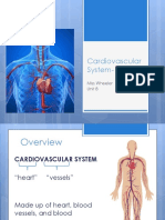 Cardiovascular System-Heart: Miss Wheeler Unit 8