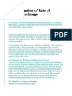 Determination of Foreign Exchange Rates