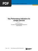 Key Performance Indicators For Juniper Devices Version 2 2