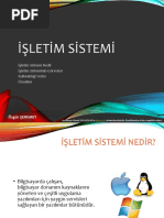 1.2.E - İşletim Sistemleri