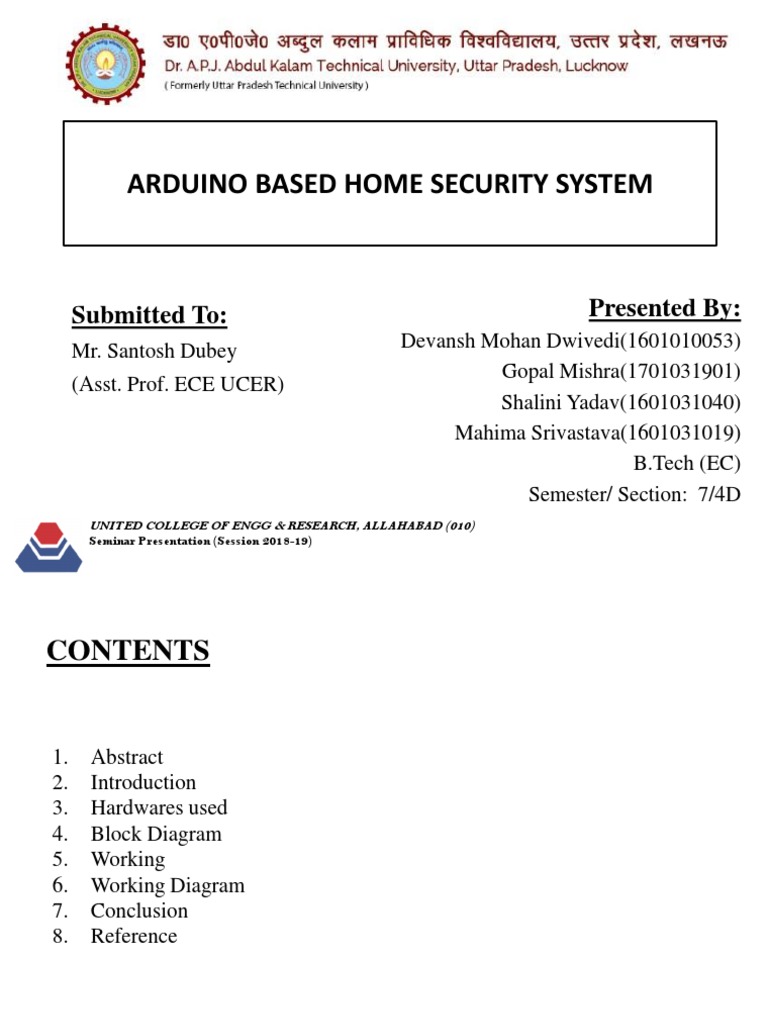 Based Home Security and Automation System Using RFID, PIR ... Circuit Diagram