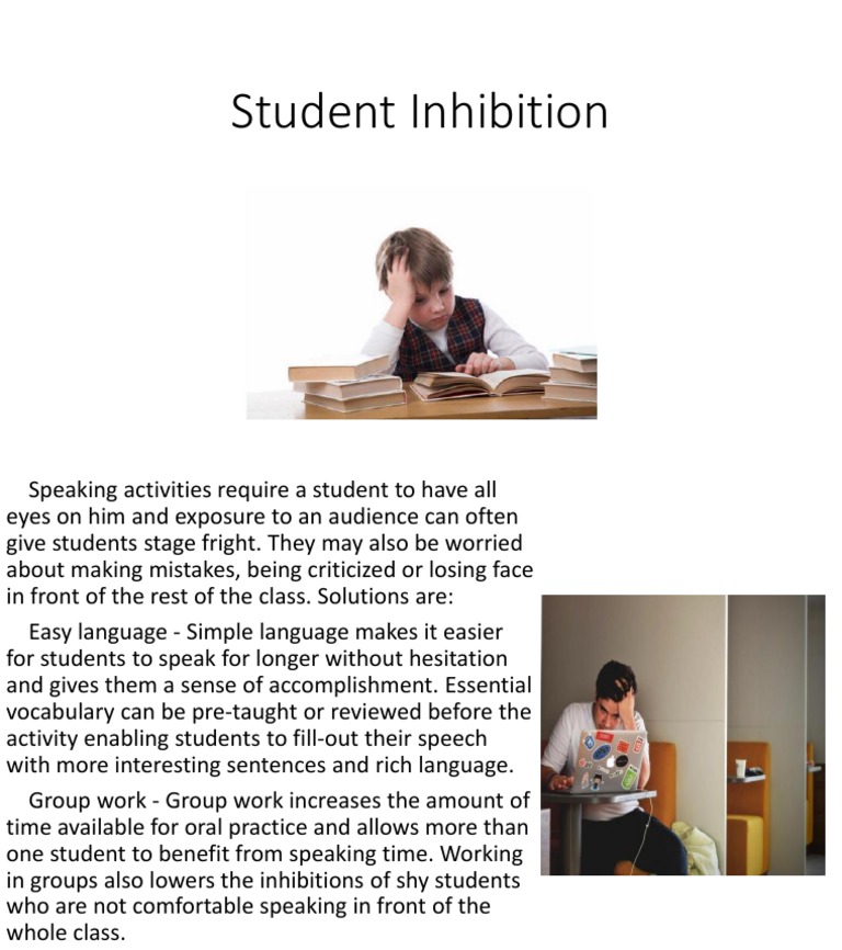 Student Inhibition | PDF | Career & Growth