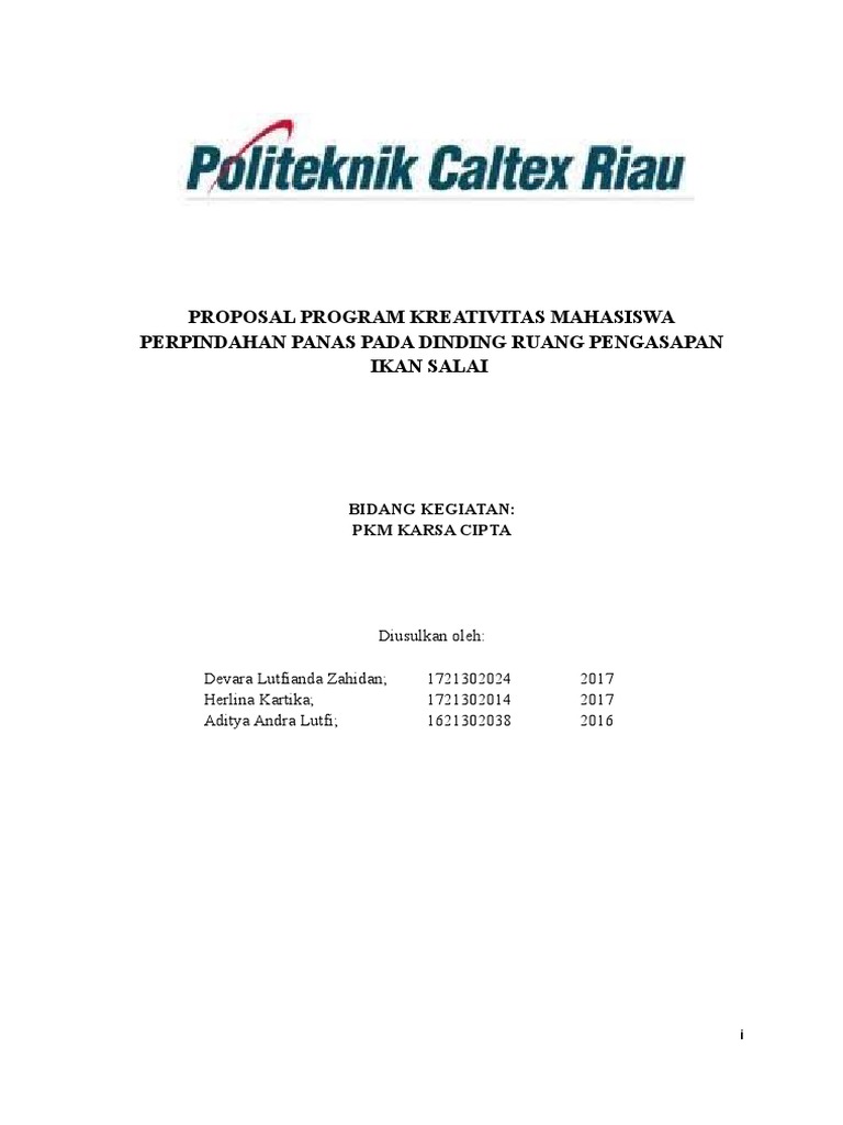 Proposal PKM KC | PDF | Griya & Taman | Sains & Matematika
