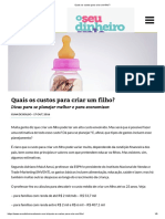 Quais Os Custos para Criar Um Filho - PDF