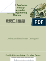 Pengaruh Perubahan Iklim Terhadap Lingkungan Dan Kelangsungan Hidup