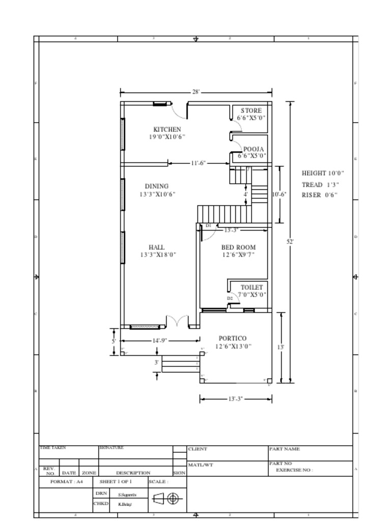 Detailed Floor Plan Dimensions | PDF