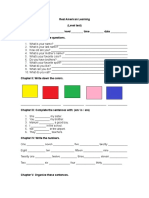 4 to 5 Level Test (Children)