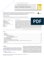 Electricity Consumption and Human Development Level: A Comparative Analysis Based On Panel Data For 50 Countries