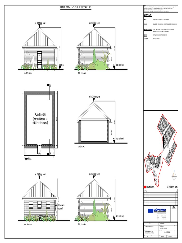Plant Room (Internal Layout To M&E Requirements) | PDF | Queensland ...