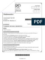 CCEA Physics past paper