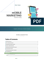 Mobile Marketing Solution Study