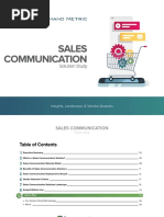 Sales Communication Solution Study